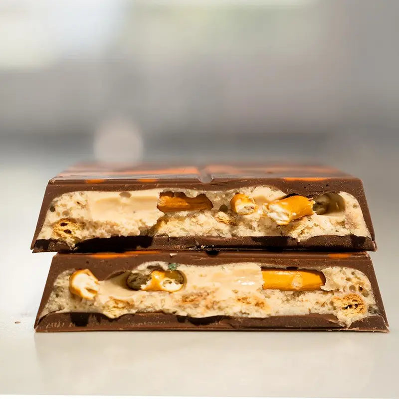Viral Dubai Salted Caramel Pretzel Creme Crush Ultimate Chocolate Bar Experience