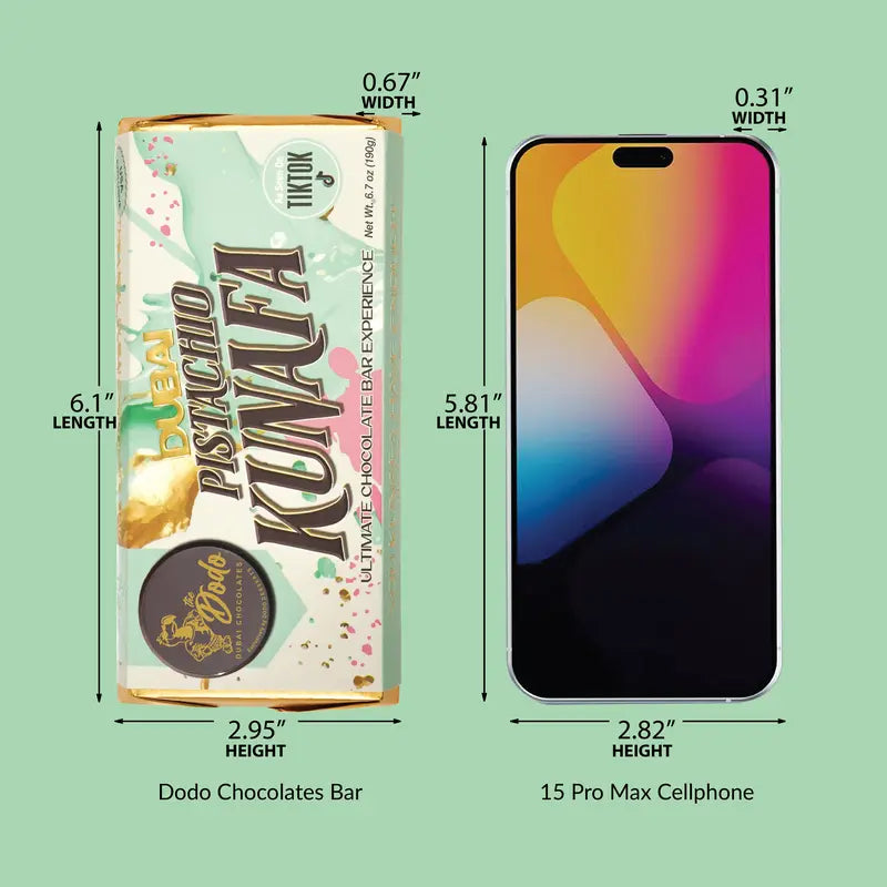 Viral Dubai Milk Chocolate Pistachio Kunafa Ultimate Chocolate Bar Experience Dessert Indulgence